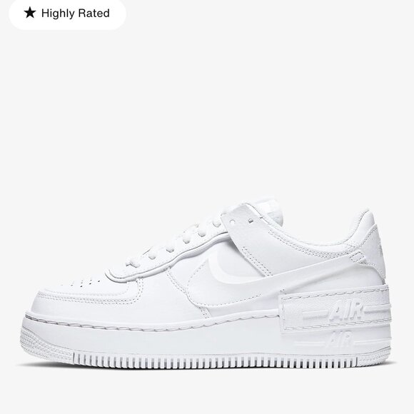 Nike Air Force 1 Shadow White Size 10 Women's - Picture 1 of 10